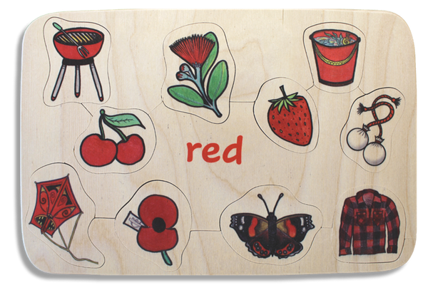 Kiwi Colours Red puzzle