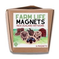 Farm Life Magnets Set