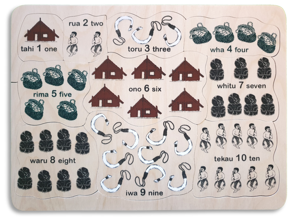 Count to Ten Maori puzzle