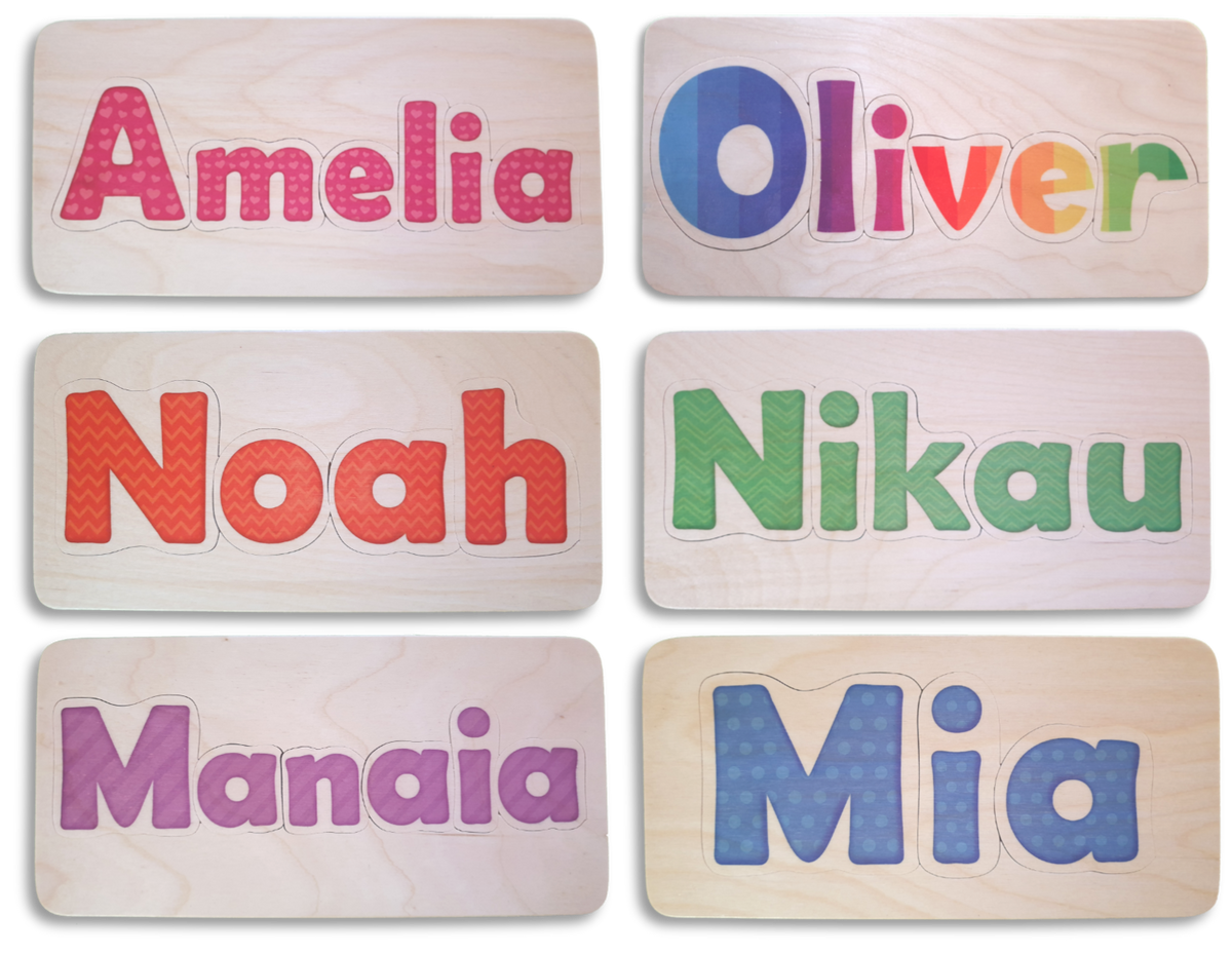 Name Puzzle MEDIUM (7 12 letters) Kiwi Made Toys