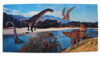 Dinosaurs at the Beach puzzle