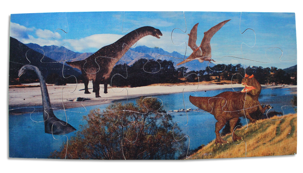 Dinosaurs at the Beach puzzle