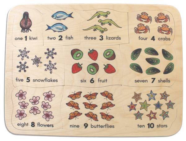 NZ Nature Count to Ten puzzle