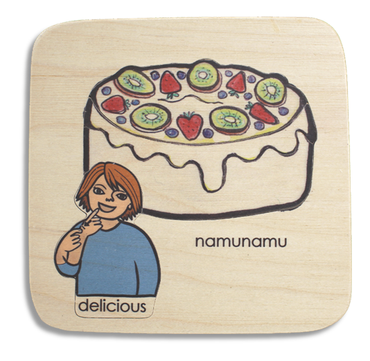 Learn to Sign: Delicious puzzle