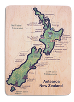 New Zealand Te Reo City Map puzzle
