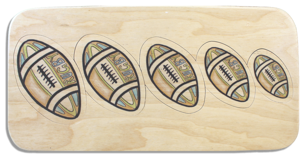 Five Rugby Balls puzzle