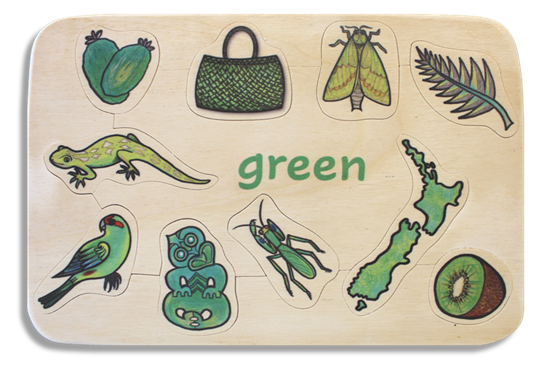 Kiwi Colours Green puzzle