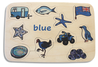 Kiwi Colours Blue puzzle