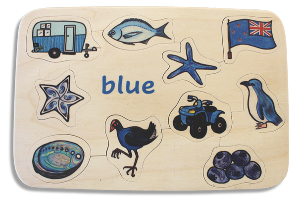 Kiwi Colours Blue puzzle