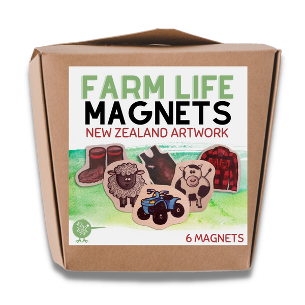 Farm Life Magnets Set