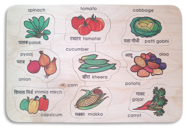 Hindi Veggies puzzle
