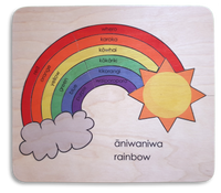 Te Reo Aniwaniwa/Rainbow puzzle